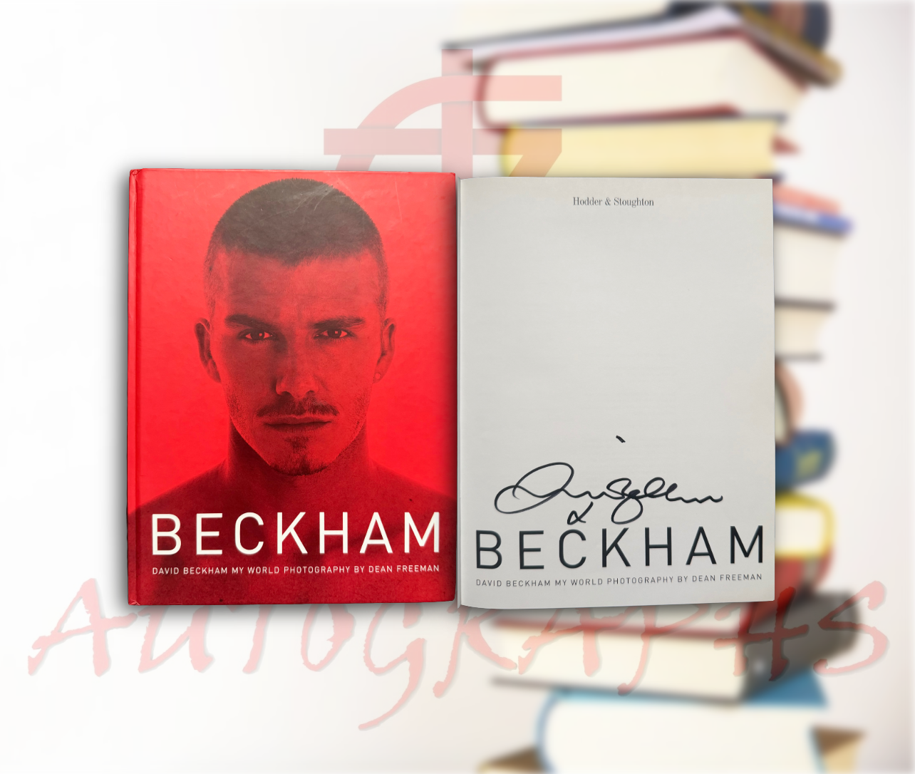 David Beckham Signed My World Hardback Book 2