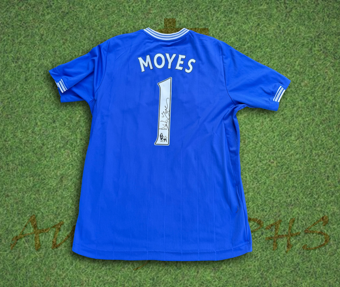 David Moyes Everton Football Club 2009/10 Home Shirt
