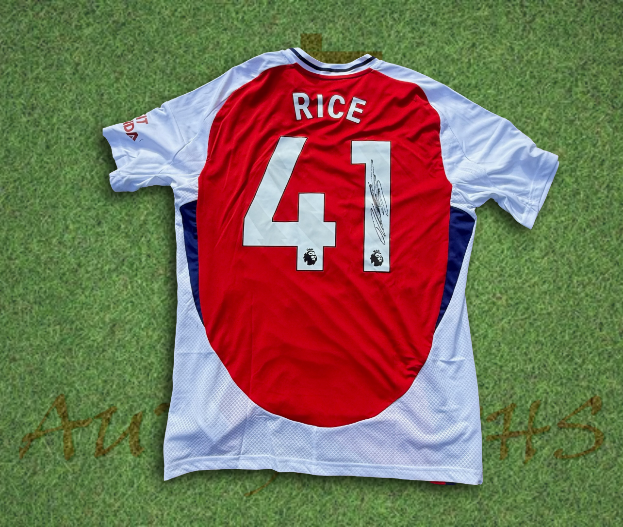 Declan Rice Signed Arsenal Football Club 2024/25 Home Shirt