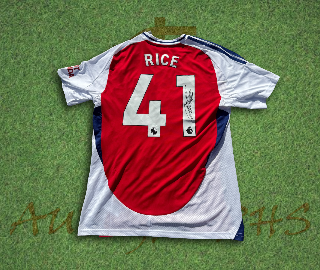 Declan Rice Signed Arsenal Football Club 2024/25 Home Shirt 3