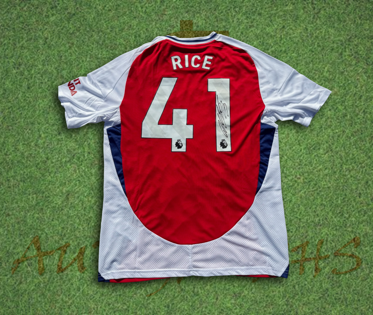 Declan Rice Signed Arsenal Football Club 2024/25 Home Shirt 4