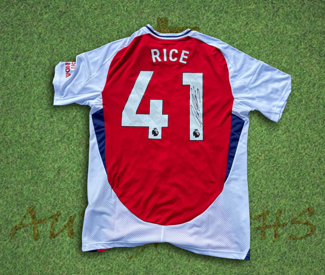 Declan Rice Signed Arsenal Football Club 2024/25 Home Shirt 6