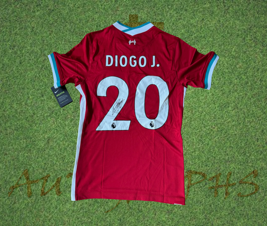 Diogo Jota Signed Liverpool 2020/21 Shirt-Signed Shirt-ZCL Autographs