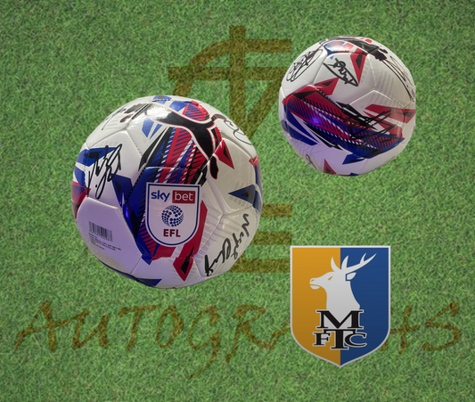 Mansfield Town Signed Replica EFL Football