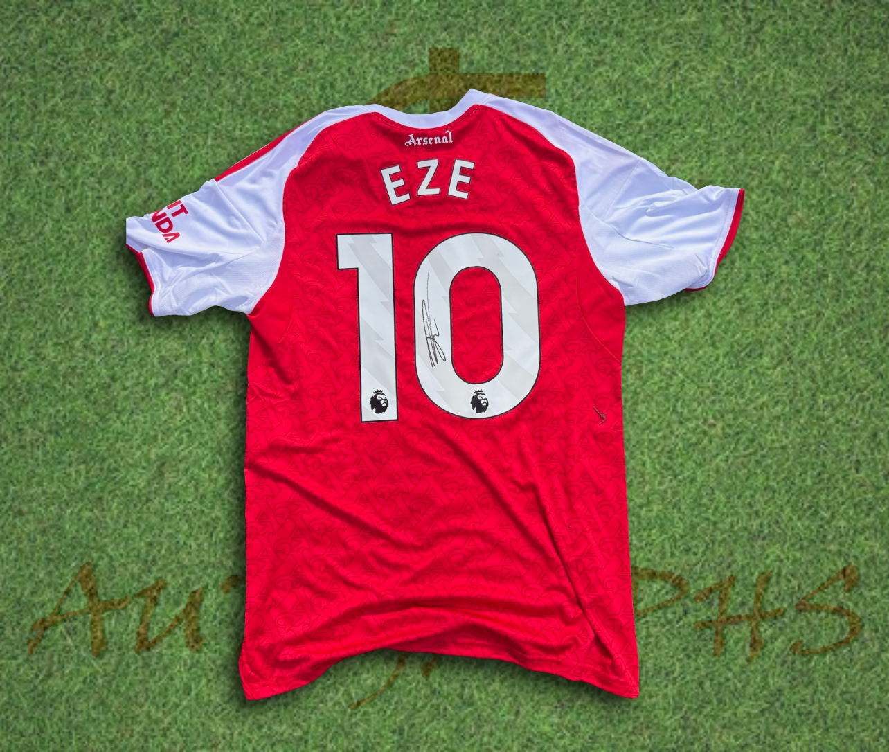  Eberechi Eze Signed Arsenal Football Club 2025/26 Home Shirt M
