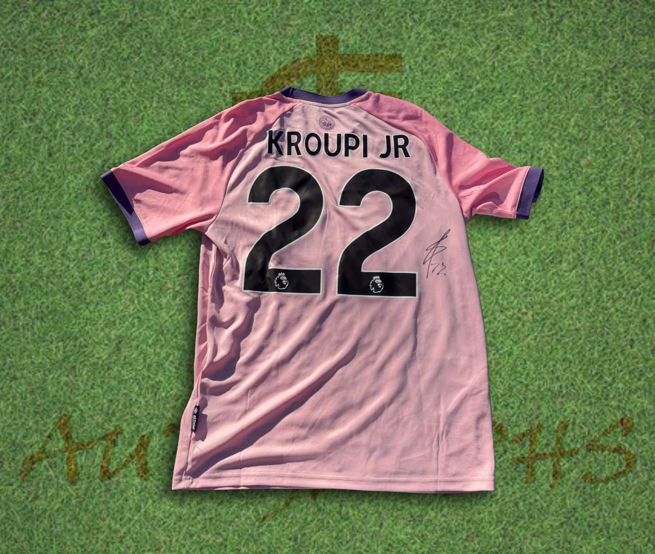 Eli Junior Kroupi AFC Bournemouth Football Club Signed 2025/26 Third Shirt