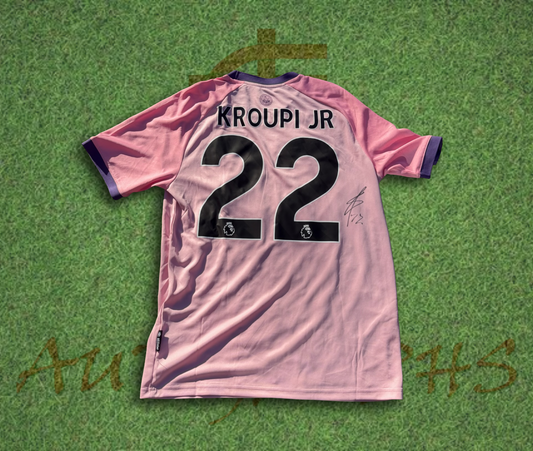 Eli Junior Kroupi AFC Bournemouth Football Club Signed 2025/26 Third Shirt