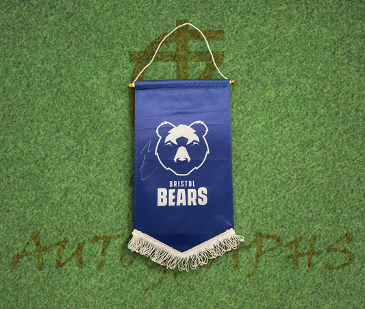 Ellis Genge Bristol Bears Rugby Signed Pennant