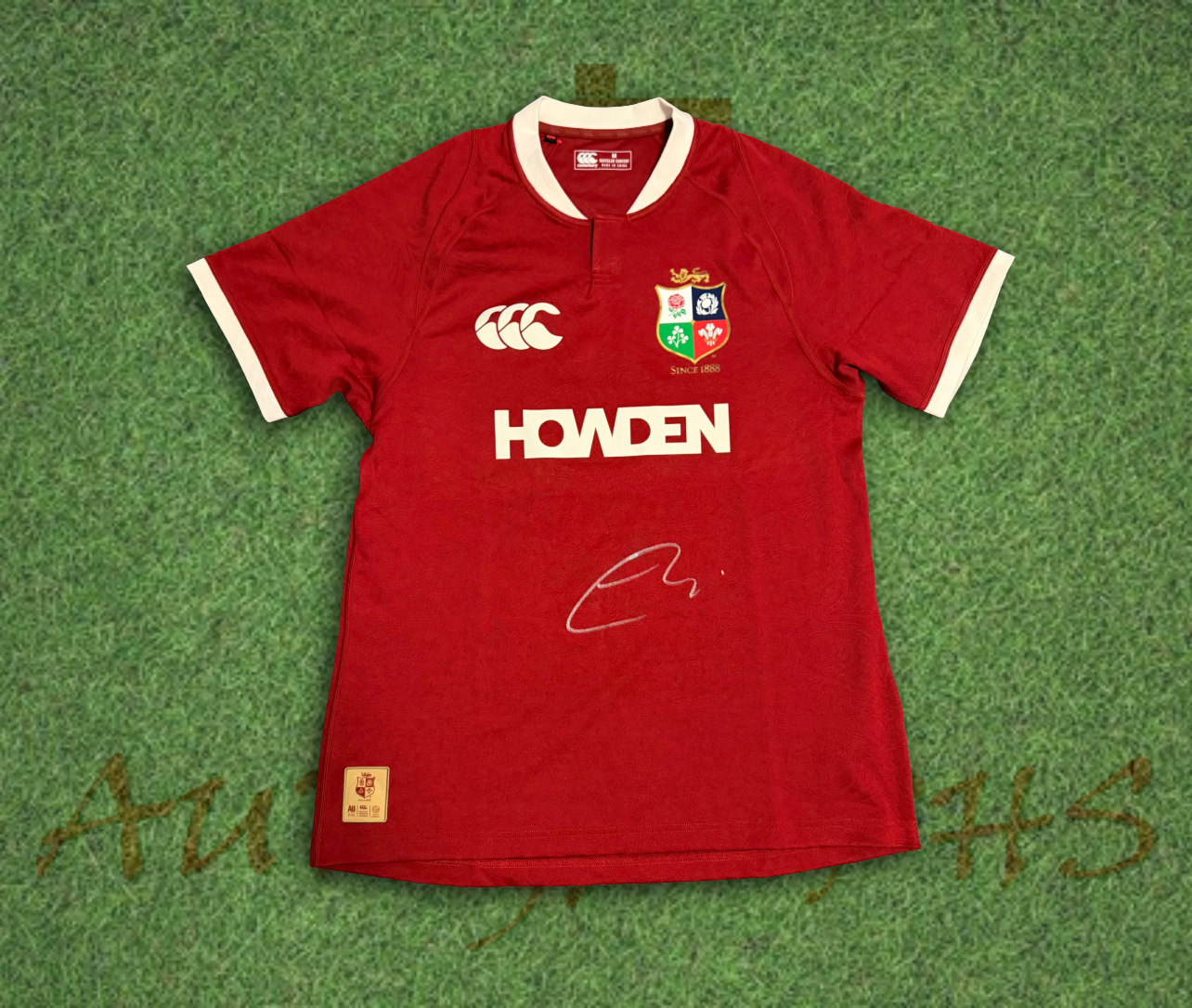 Ellis Genge Signed British and Irish Lions Rugby 2025 Home Shirt Silver