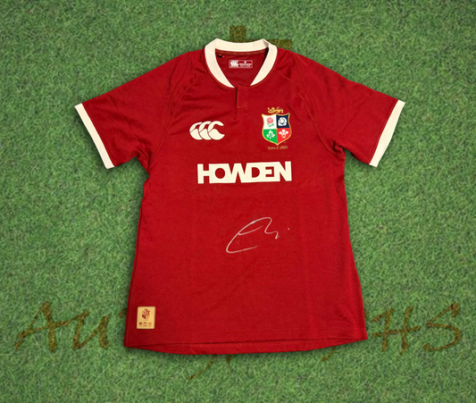 Ellis Genge Signed British and Irish Lions Rugby 2025 Home Shirt Silver