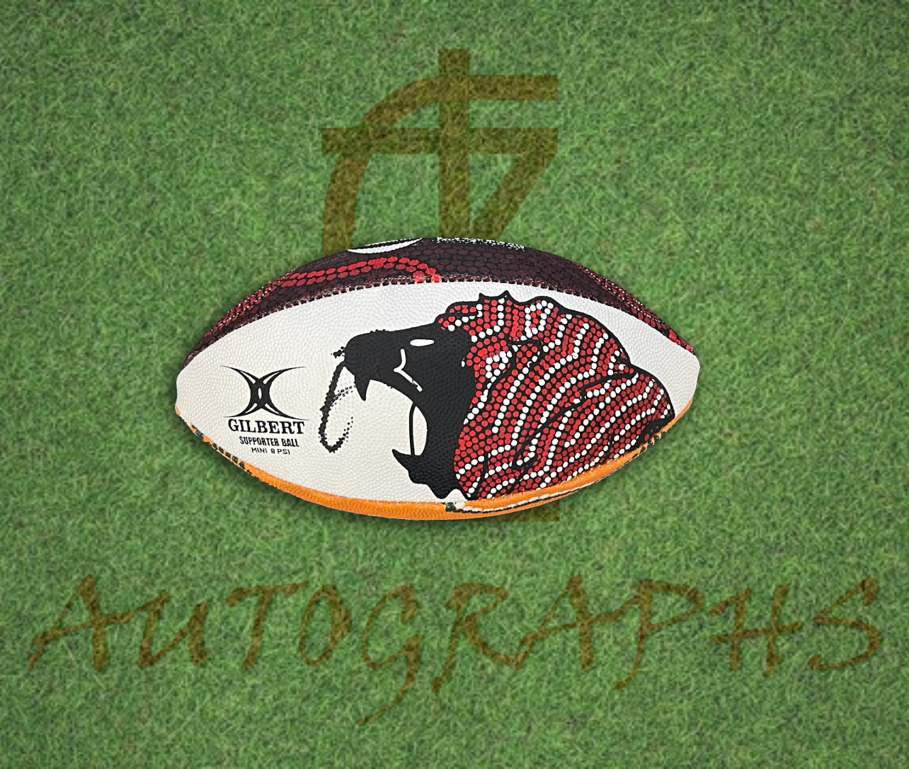 Ellis Genge Signed British and Irish Lions Rugby 2025 Mini Ball 