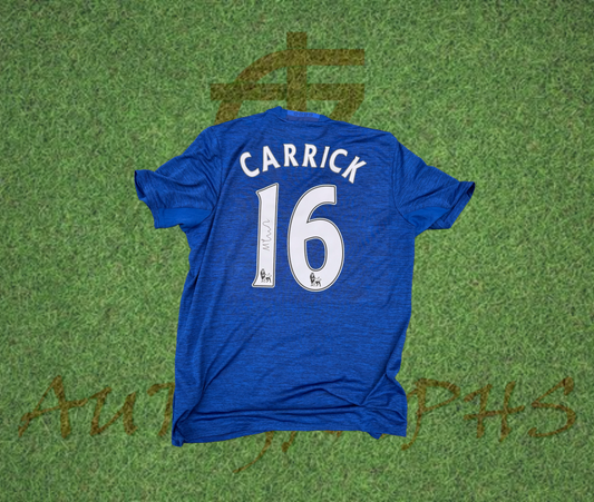 Michael Carrick Signed Manchester United 2016/17 Away Shirt
