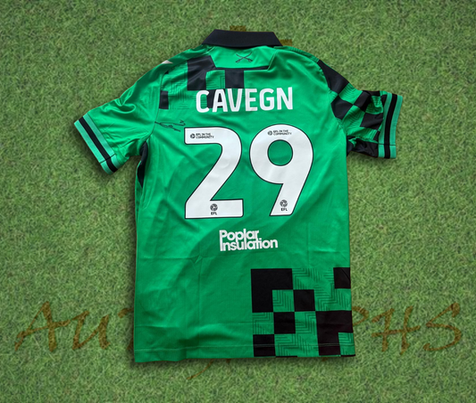 Fabrizio Cavegn Bristol Rovers Signed 2025/26 Third Shirt