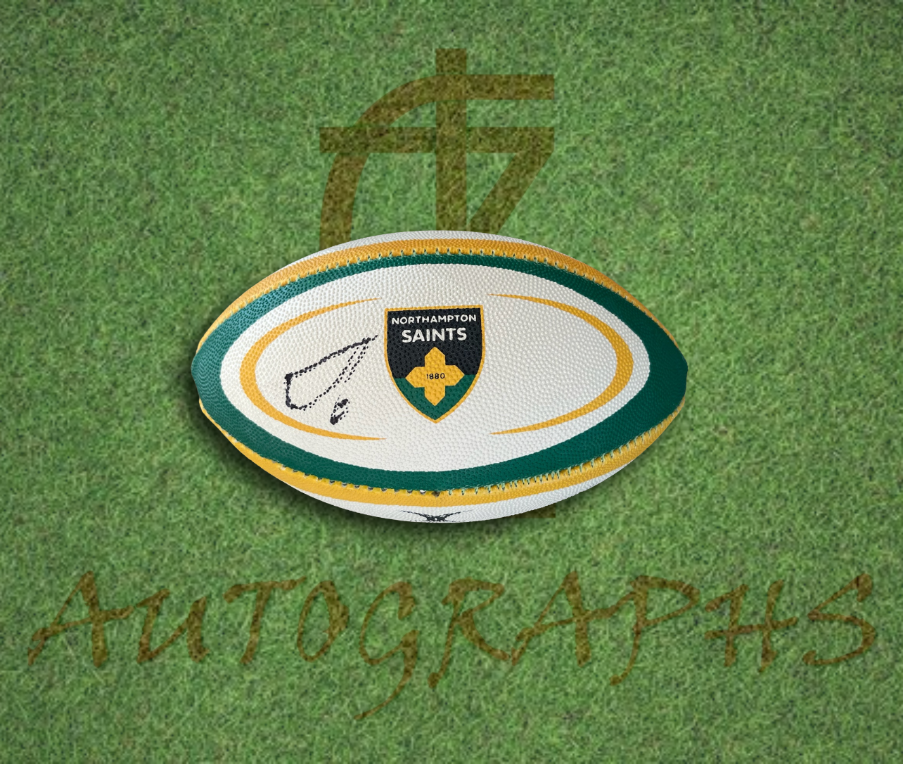 Fin Smith Signed Northampton Saints Mini Rugby Ball