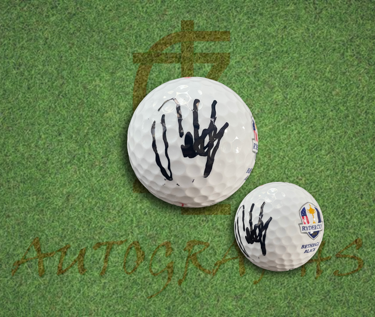 Francesco Molinari Signed Ryder Cup 2025 Golf Ball-ZCL Autographs-ZCL Autographs