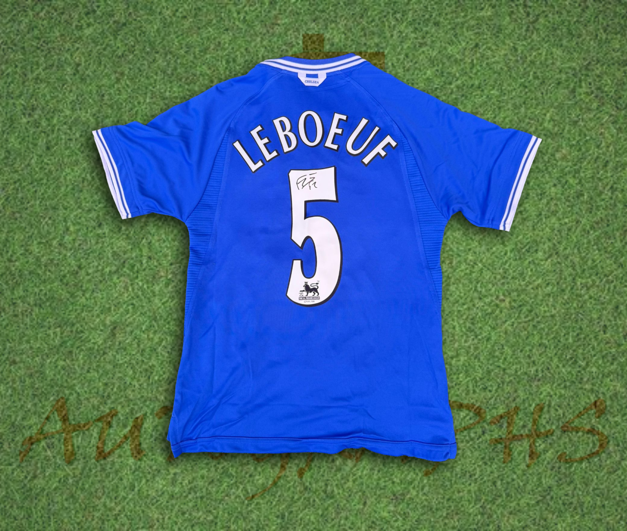 Frank Leboeuf Signed Chelsea Football Club Signed 2000/01 Home Shirt