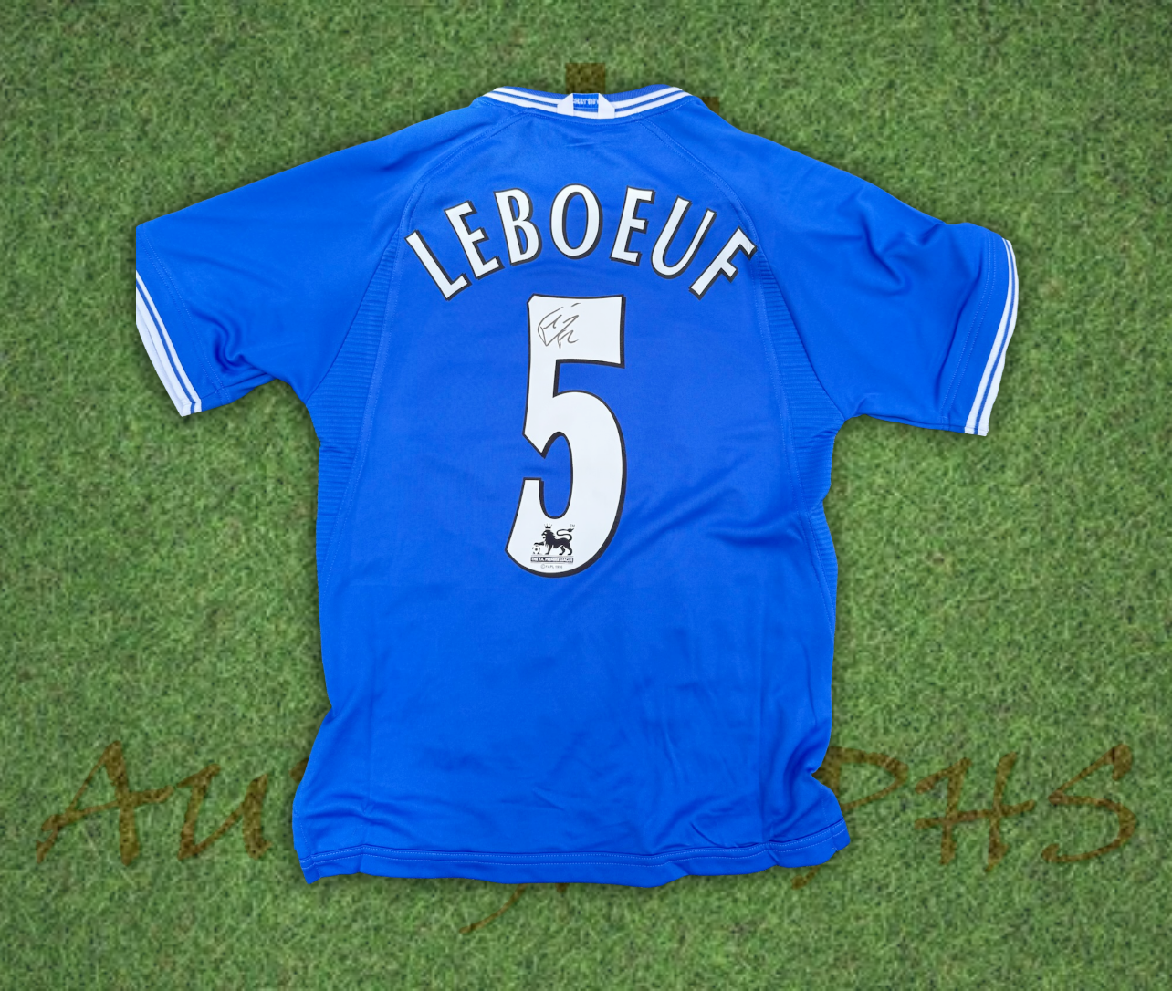 Frank Leboeuf Signed Chelsea Football Club Signed 2000/01 Home Shirt