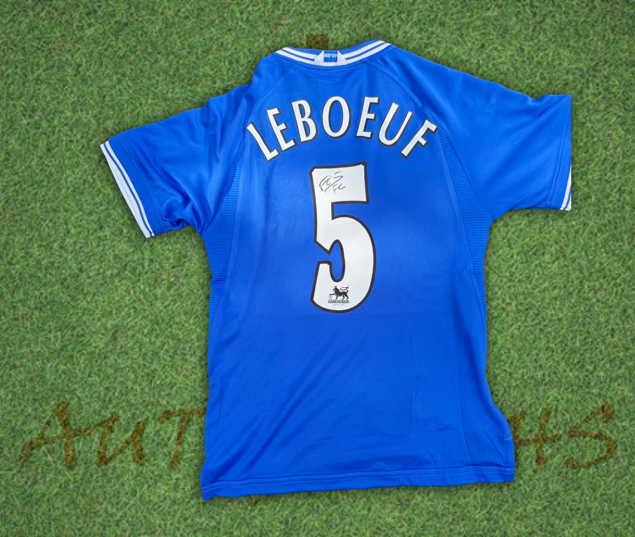 Frank Leboeuf Signed Chelsea Football Club Signed 2000/01 Home Shirt