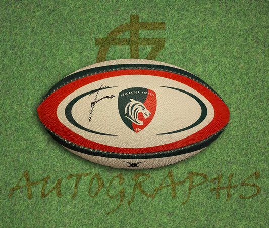 Freddie Steward Leicester Tigers Signed Mini Rugby Ball