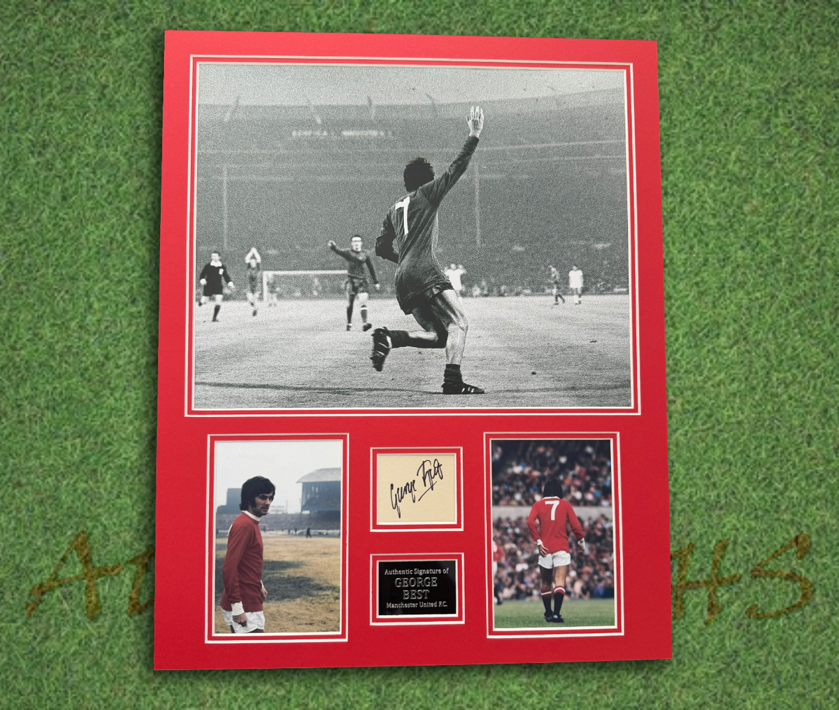 George Best Signed Manchester United Display Mount