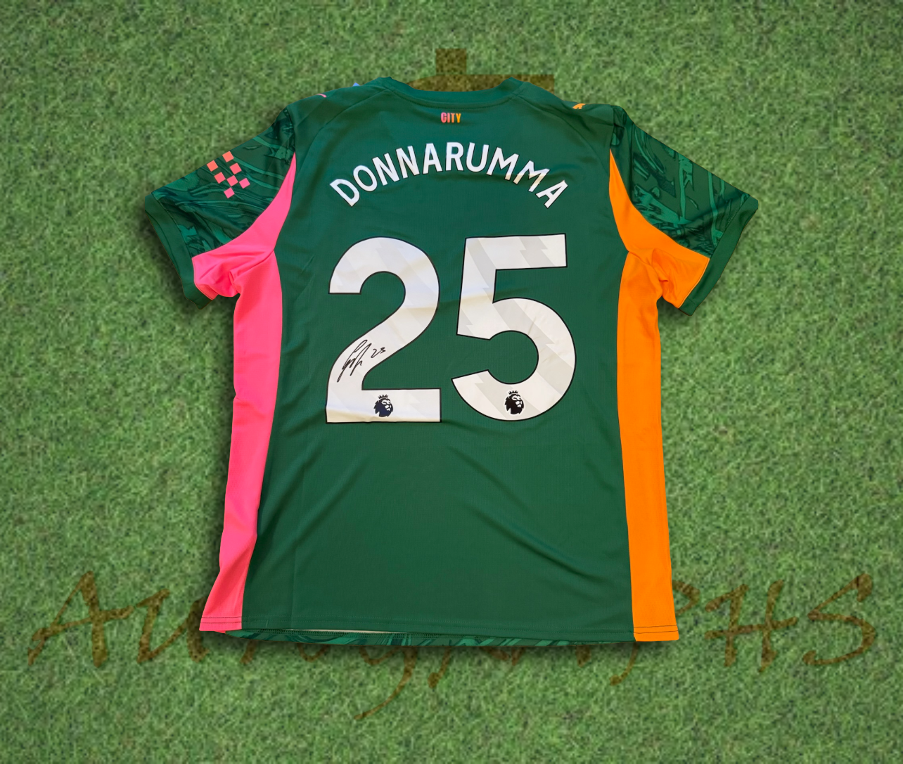 Gianluigi Donnarumma Manchester City Football Club Signed 2025/26 Goalkeeper Shirt