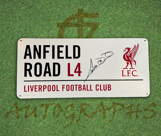 Graeme Souness Signed Liverpool Street Sign-Signed Street Sign-ZCL Autographs