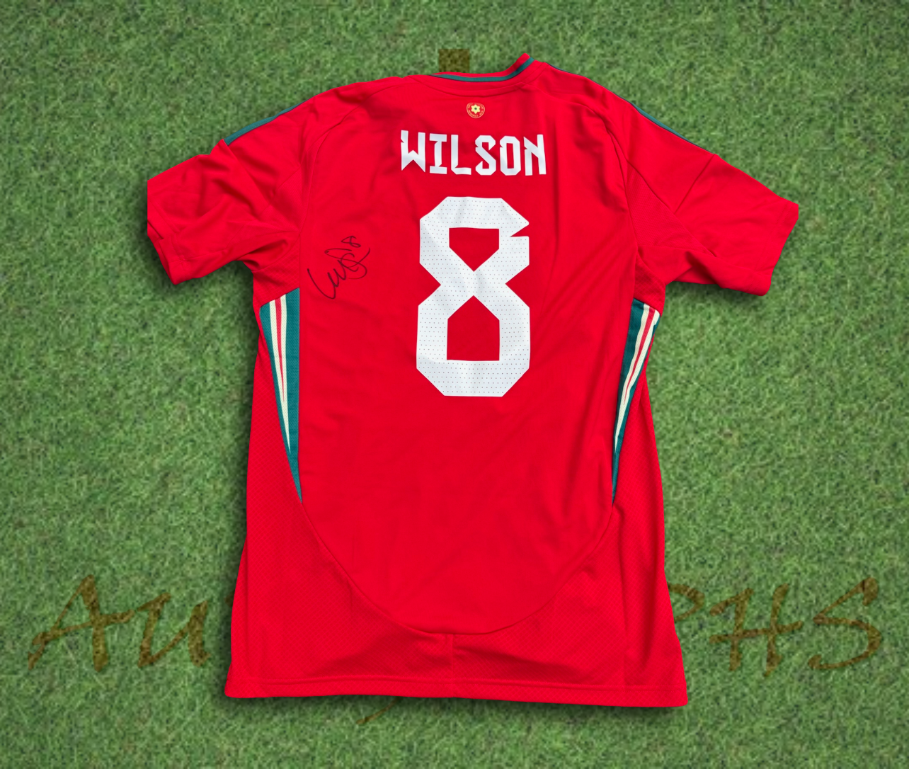 Harry Wilson Wales Signed 2024/25 Football Home Shirt 