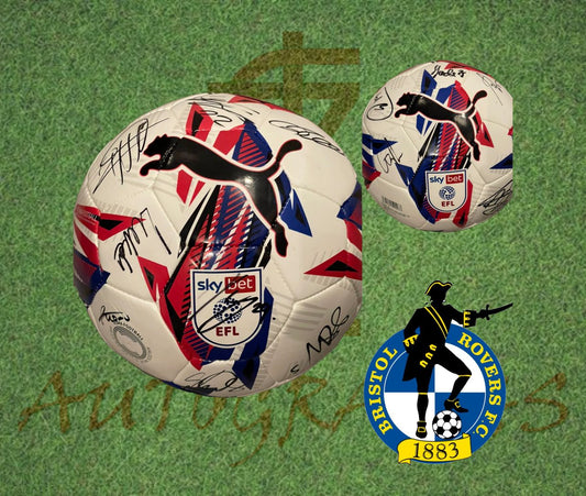 Bristol Rovers Signed Replica EFL Football