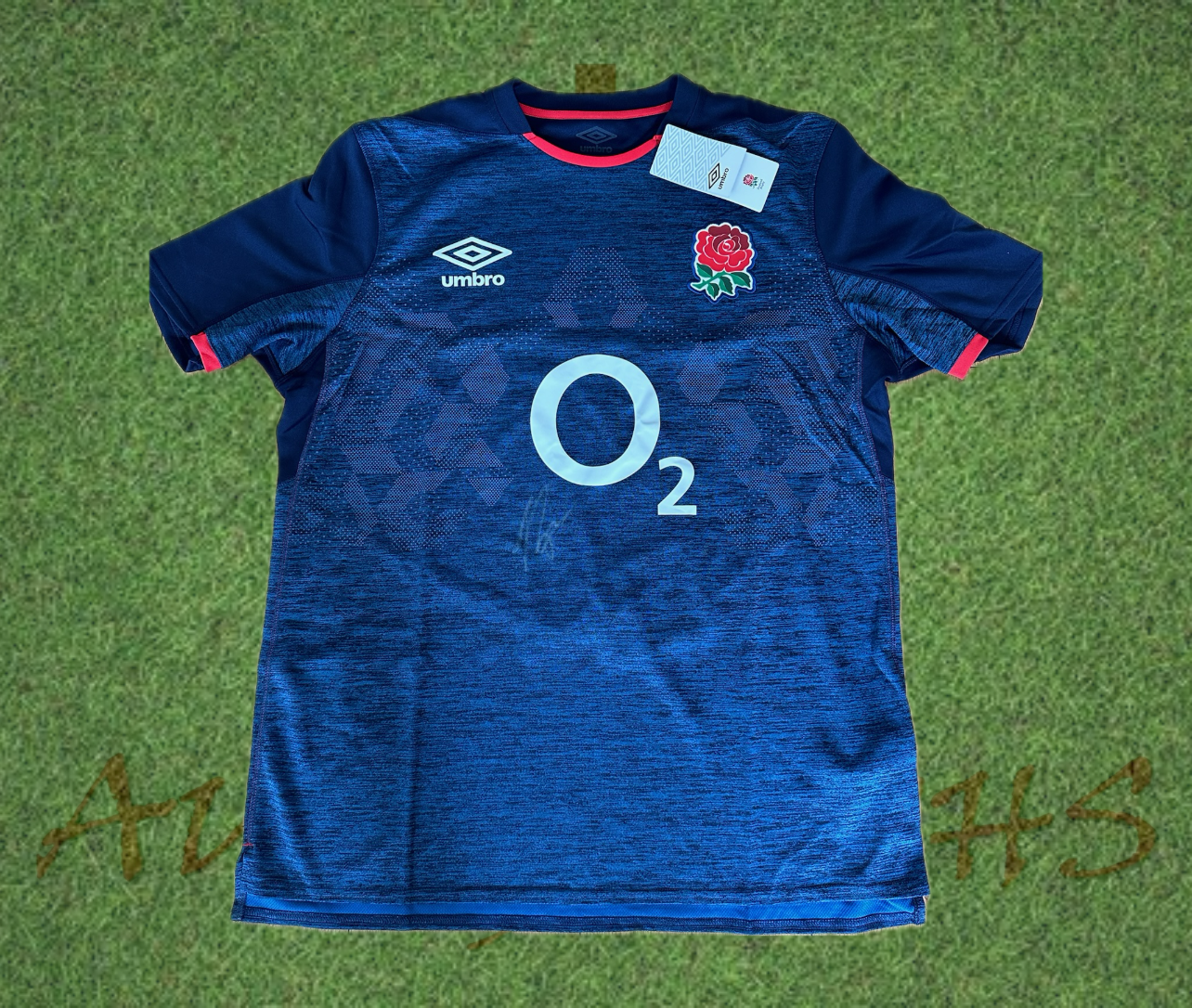 Jamie George Signed England Rugby Away Shirt-Signed Shirt-ZCL Autographs-ZCL Autographs