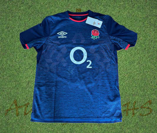 Jamie George Signed England Rugby Away Shirt-Signed Shirt-ZCL Autographs-ZCL Autographs