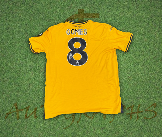 Joao Gomes Wolverhampton Wanderers Football Club Signed 2024/25 Home Shirt-Signed Shirt-ZCL Autographs-Extra Large-ZCL Autographs