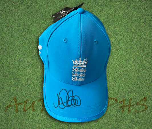 Joe Root Signed Light Blue England Cricket Cap-Signed Cricket Cap-ZCL Autographs-ZCL Autographs