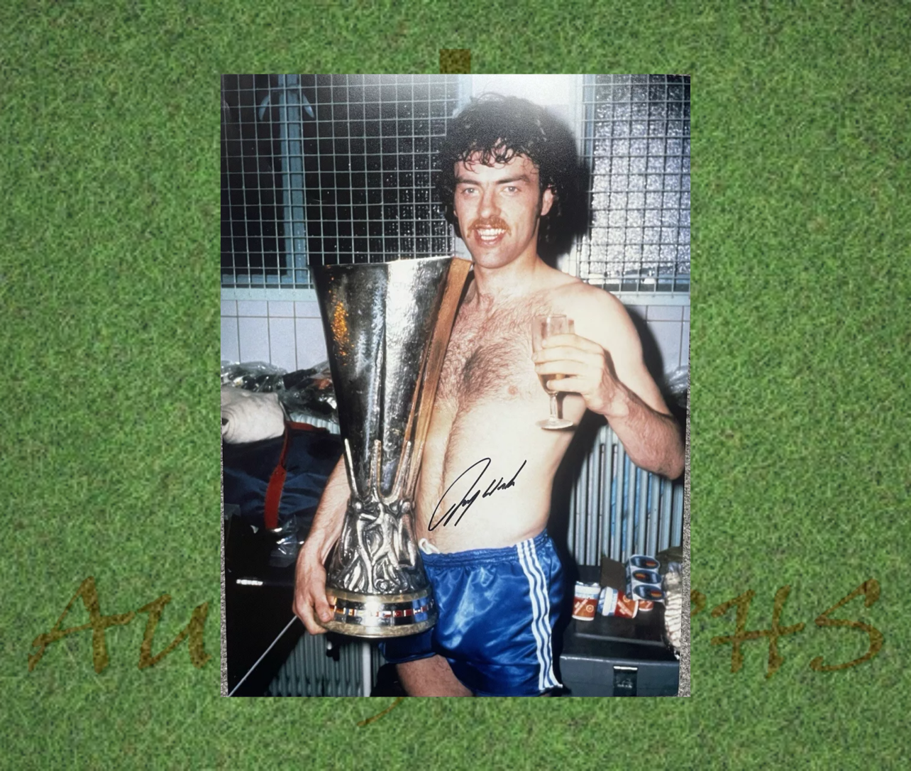 John Wark Signed 16x12 Ipswich Town Football Club Photo-Signed Photo-ZCL Autographs-ZCL Autographs