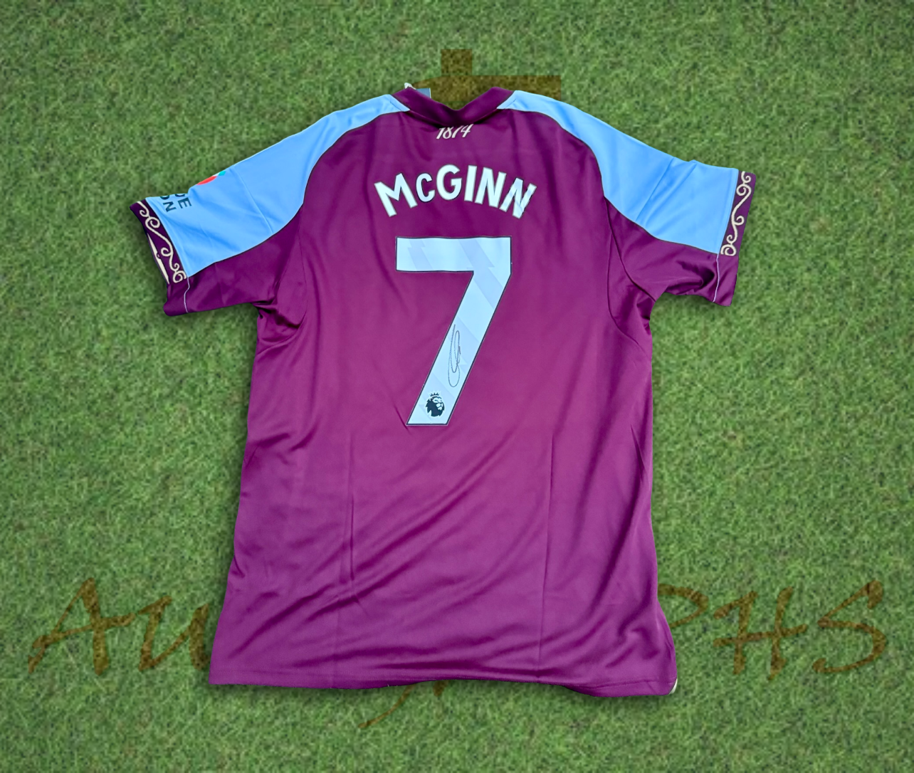 John McGinn Signed Aston Villa Football 2025/26 Home Shirt 