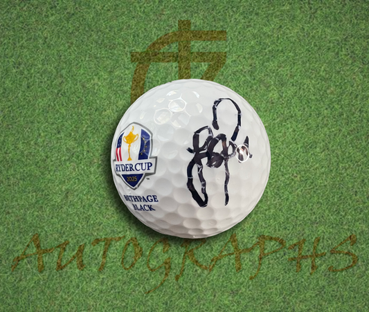Justin Rose Signed Ryder Cup 2025 Golf Ball-ZCL Autographs-ZCL Autographs