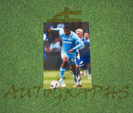 Kai Andrews Coventry City Football Club Signed A4 Photo-ZCL Autographs