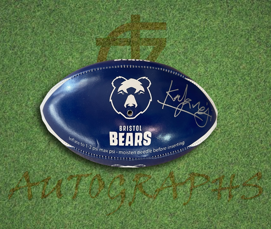 Kalaveti Ravouvou Bristol Bears Signed Mini Rugby Ball