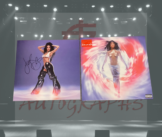 Katy Perry Signed 143 Vinyl and 12x12 Art card-Signed vinyl-ZCL Autographs-ZCL Autographs