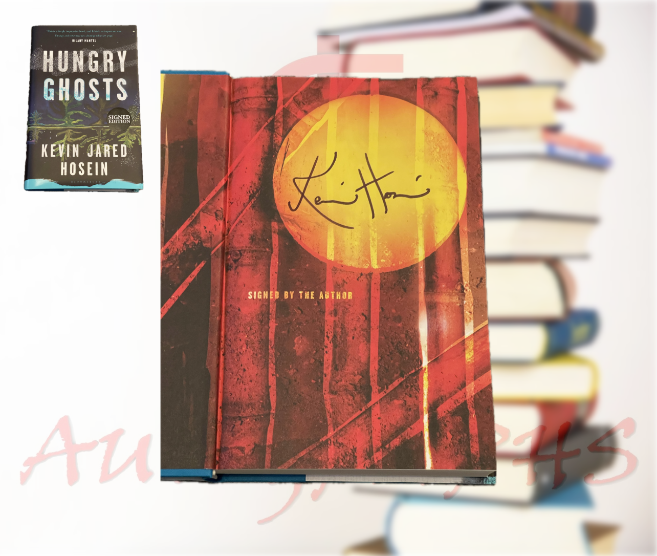 Kevin Jared Hosein Hungry Ghosts Signed Hardback Book-Signed Book-ZCL Autographs-ZCL Autographs