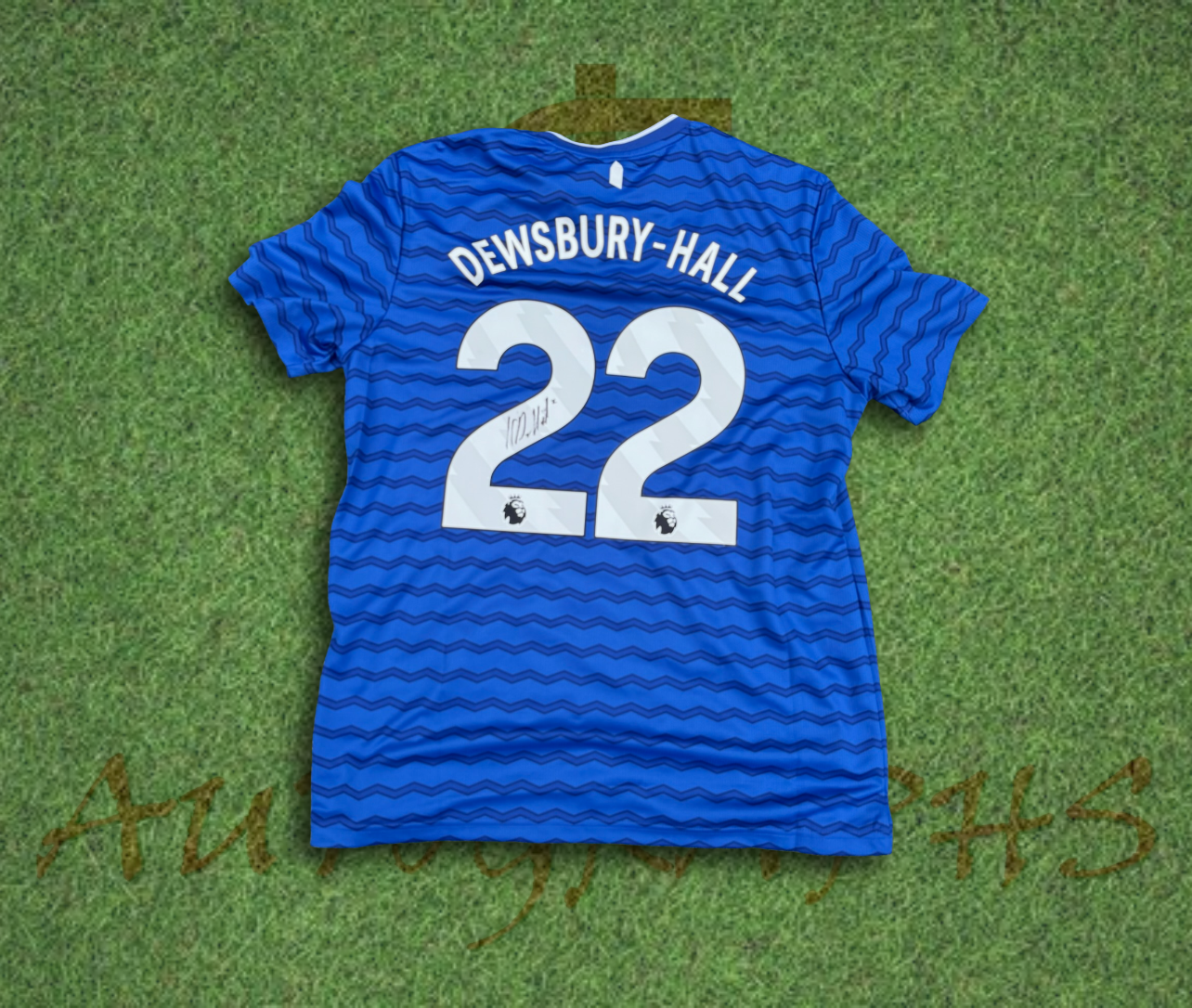 Kiernan Dewsbury-Hall Signed Everton Home Shirt 2025/26