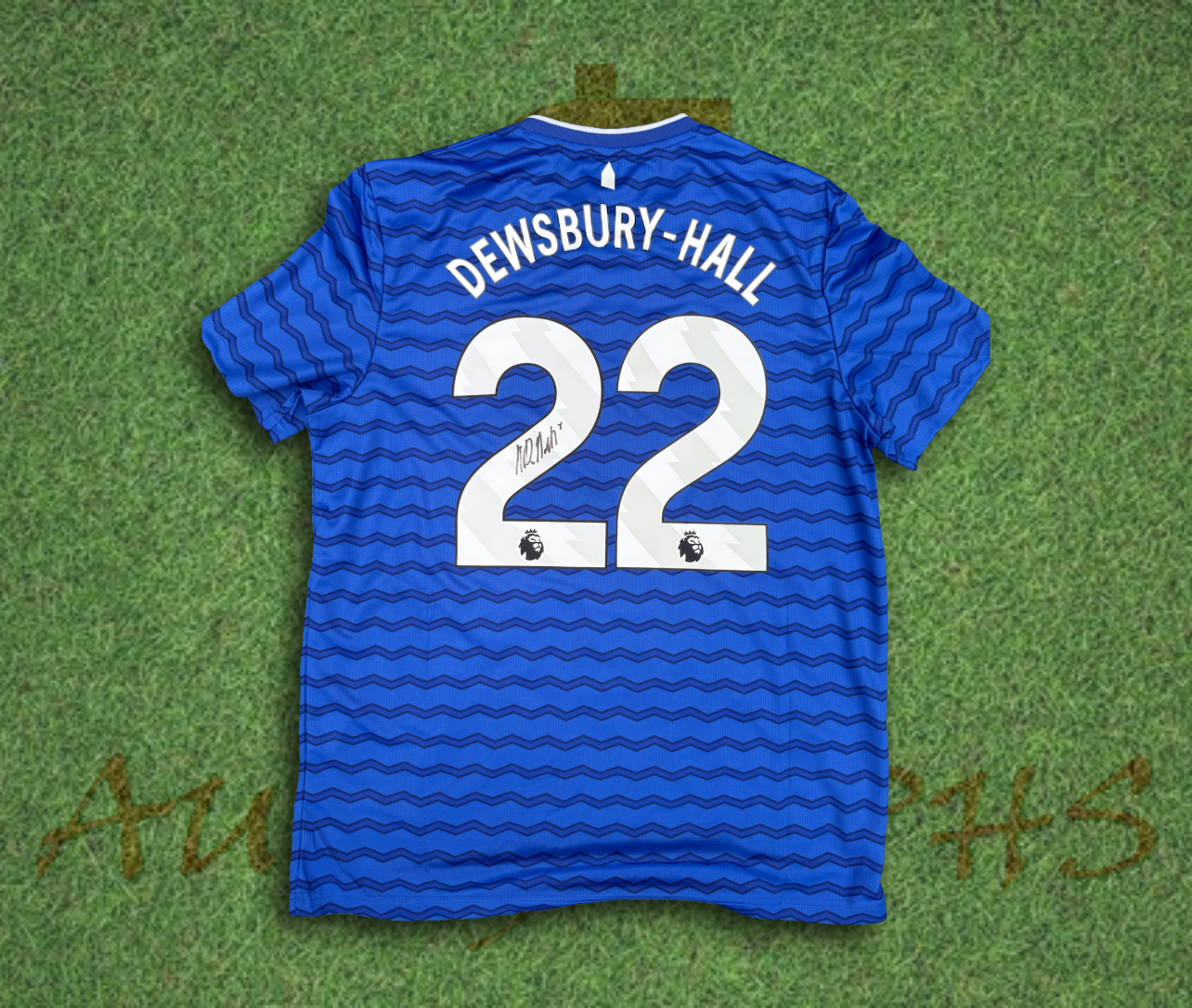 Kiernan Dewsbury-Hall Signed Everton Home Shirt 2025/26 2
