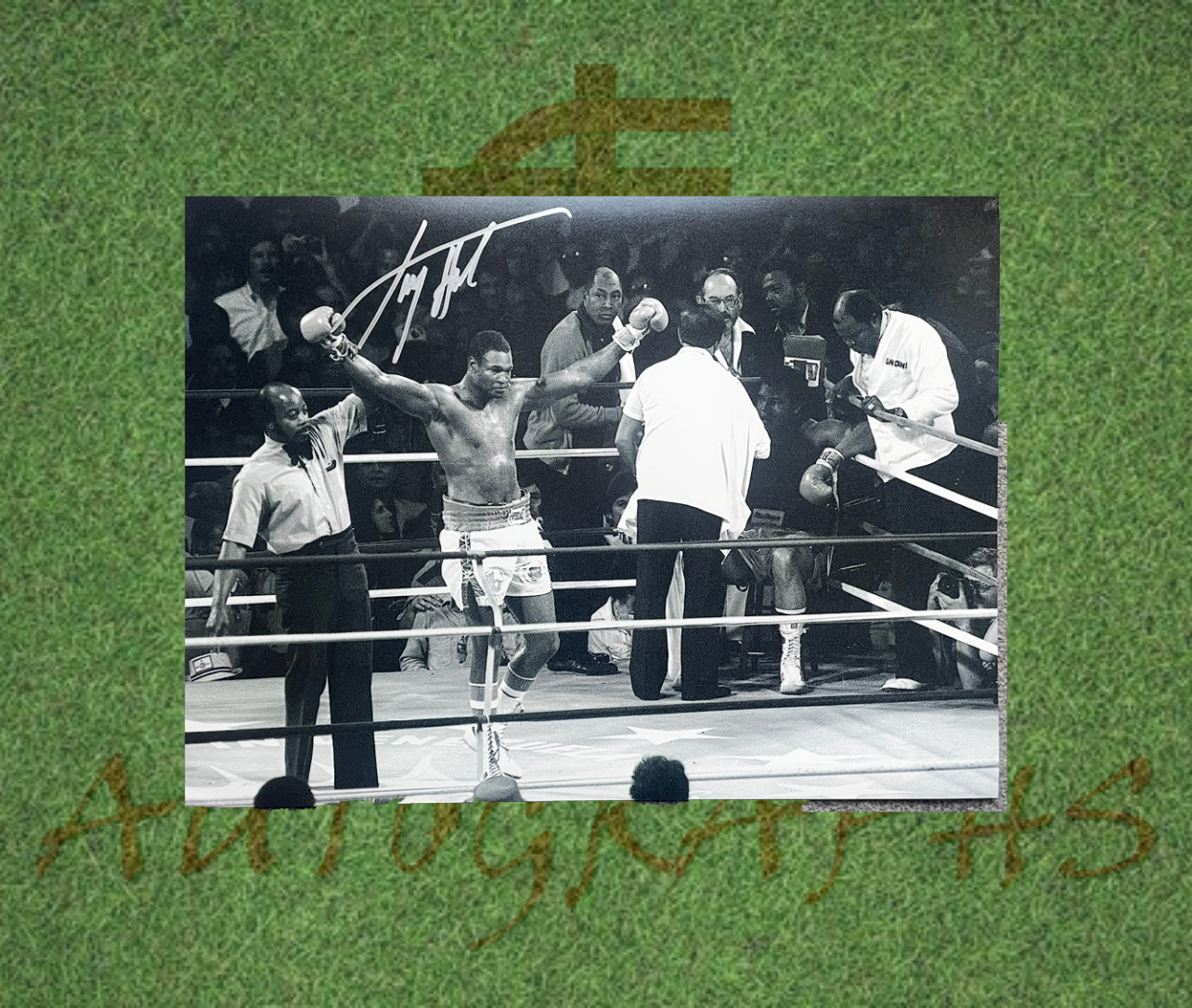 Larry Holmes Signed Boxing 16x12 Photo-Signed Photo-ZCL Autographs-ZCL Autographs