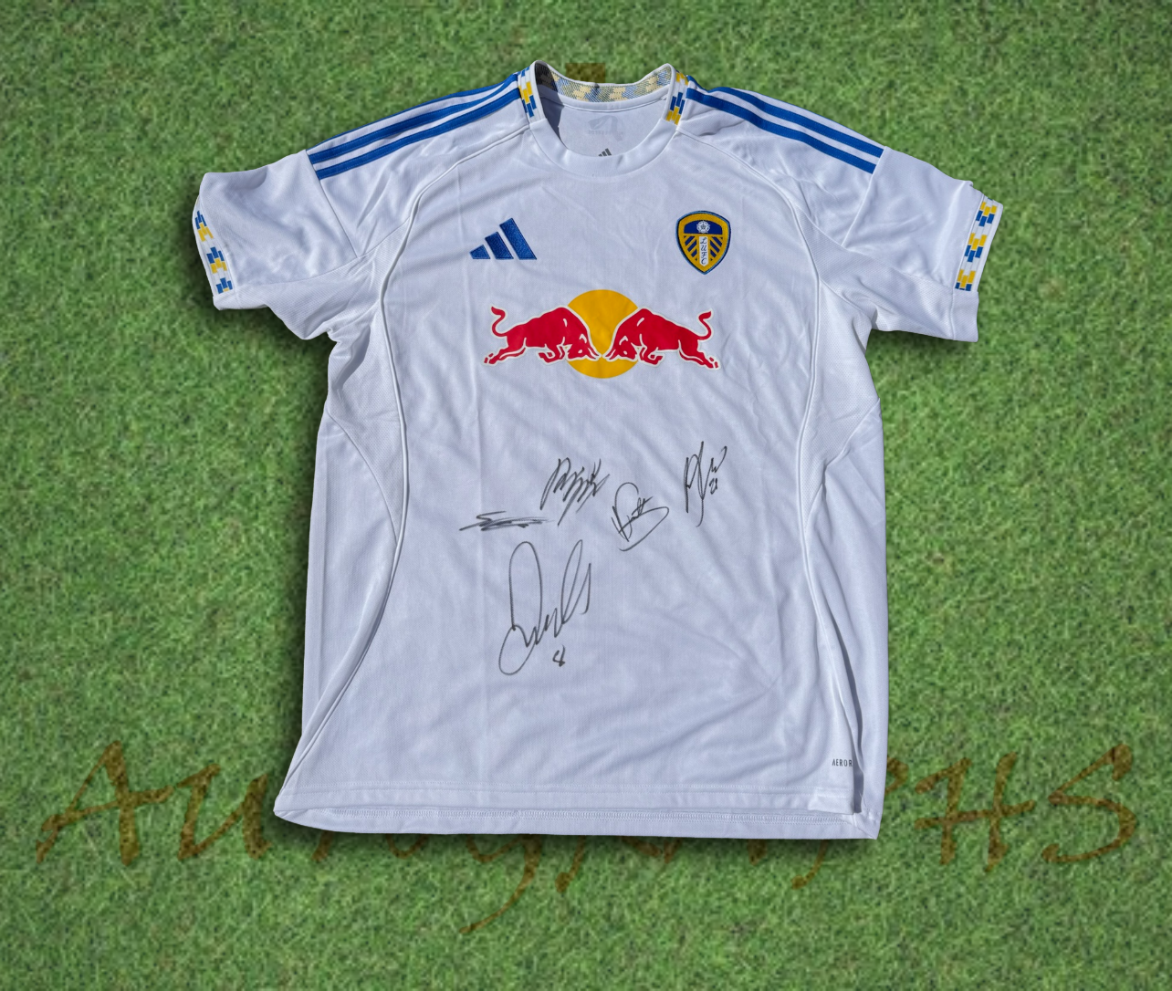 Leeds United Signed 2025/26 Home Shirt
