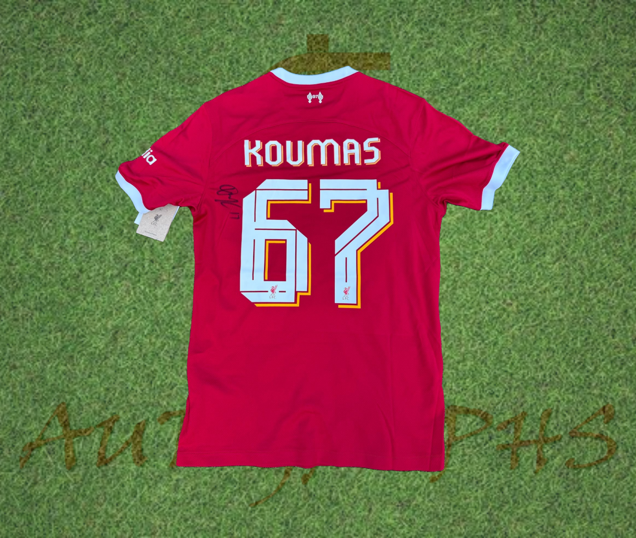 Lewis Koumas Signed Liverpool 2023/24 Shirt-Signed Shirt-ZCL Autographs-ZCL Autographs