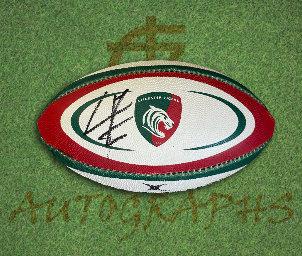 Lewis Moody Leicester Tigers Signed Mini Rugby Ball