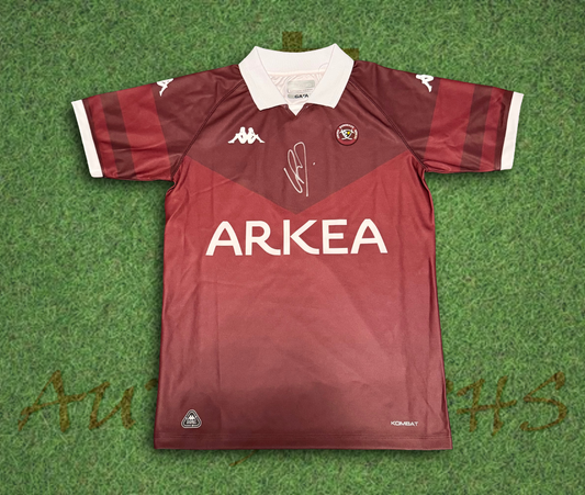 Louis Bielle-Biarrey Signed Union Bordeaux Bègles 2024/25 Home Shirt