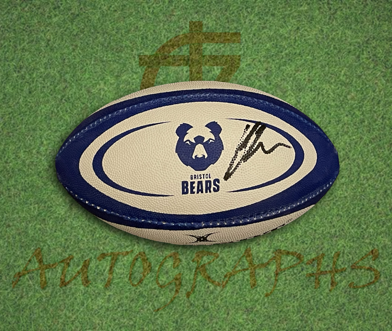Louis Rees-Zammit Bristol Bears Signed Mini Rugby Ball
