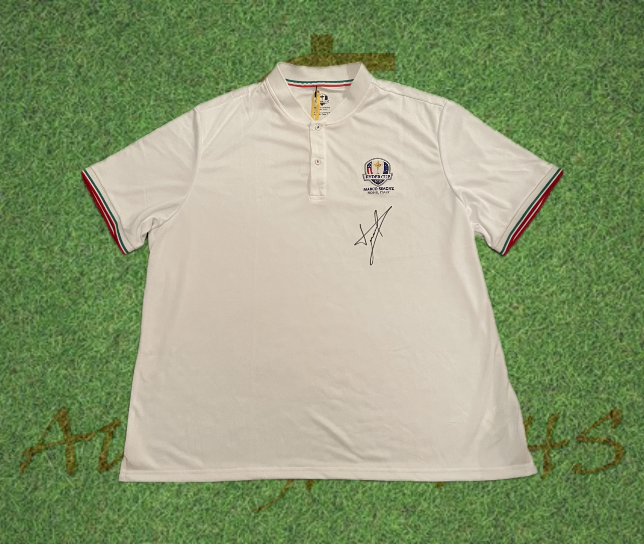Luke Donald signed 2023 Ryder Cup golf polo-Signed Golf Shirt-ZCL Autographs-ZCL Autographs