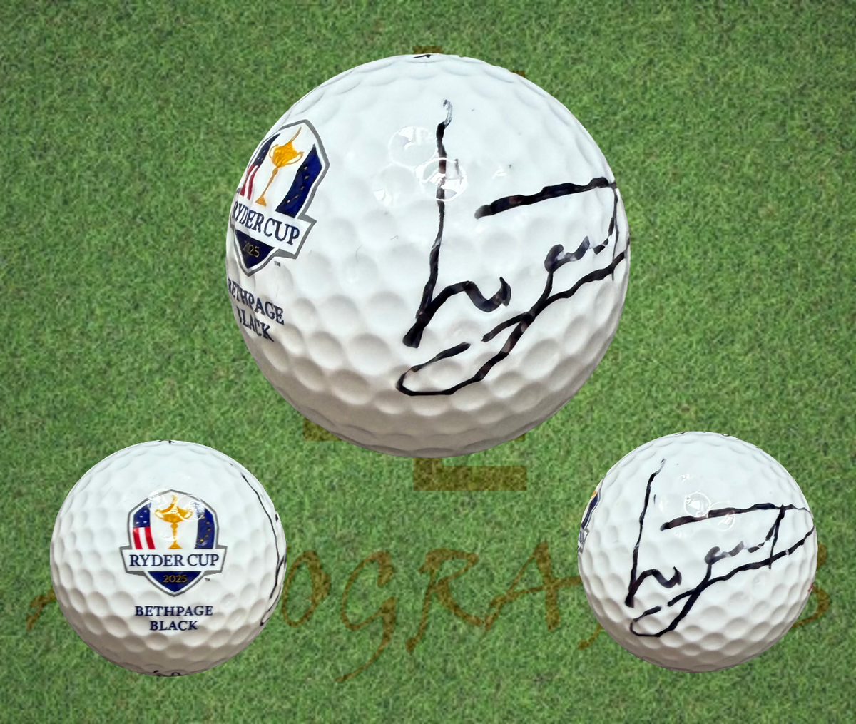 Luke Donald Signed Ryder Cup 2025 Golf Ball