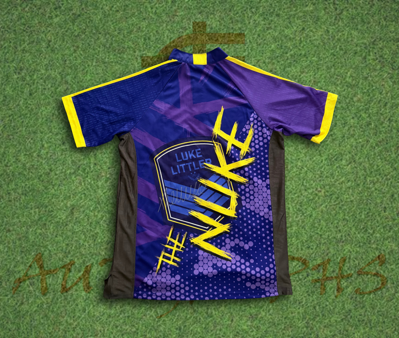 Luke The Nuke Littler Rear Signed Darts Shirt